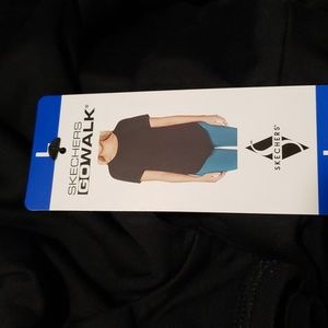 NWT Skechers GO WALK Women's Tunic Tee Black Large